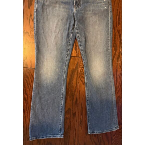 Mother Denim The Insider Flood - Metal Magic Size 30 NWT - Picture 5 of 13